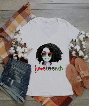 Women’s Black Queen Afro Unapologetically Dope Melanin Girl Juneteenth T shirt (4)