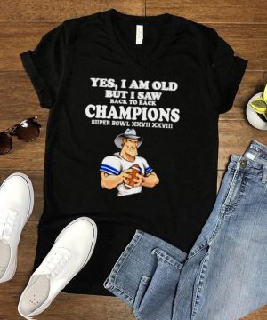 Yes I am old but I saw Cowboys back to back champions shirt