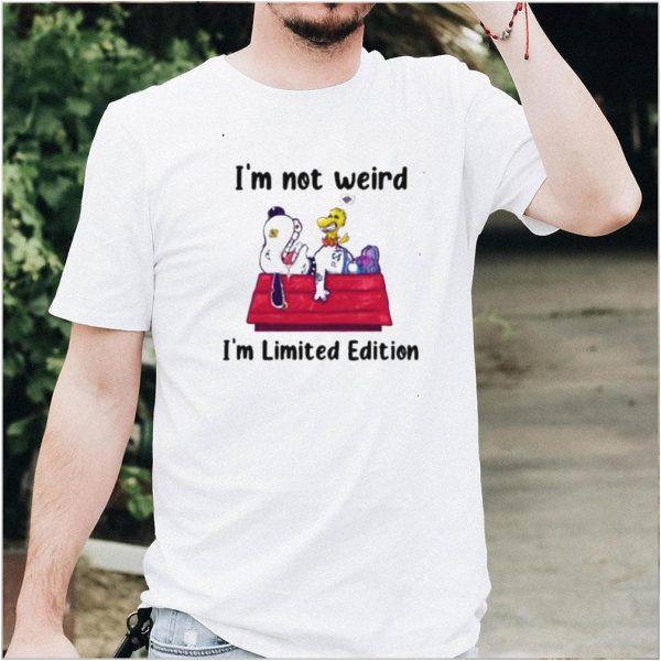 im not Weird Im Limited Edition Snoopy Shirt