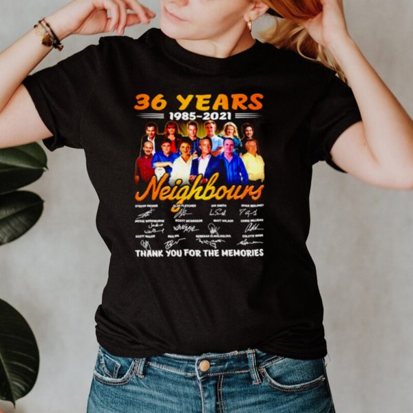 36 years 1985 2021 Neighbours signatures shirt