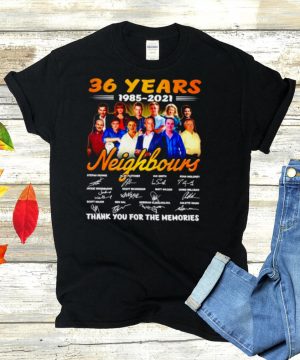 36 years 1985 2021 Neighbours signatures shirt