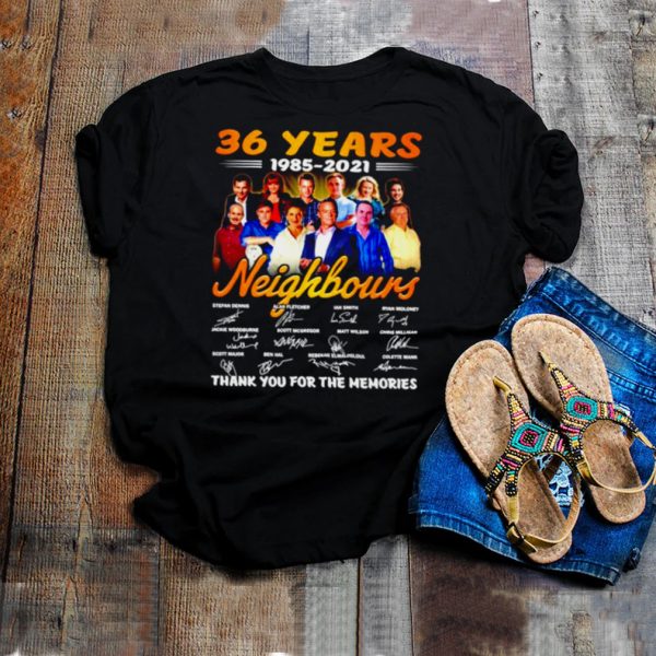 36 years 1985 2021 Neighbours signatures shirt