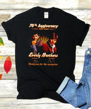 70th anniversary 1951 2021 The Everly Brothers signatures shirt