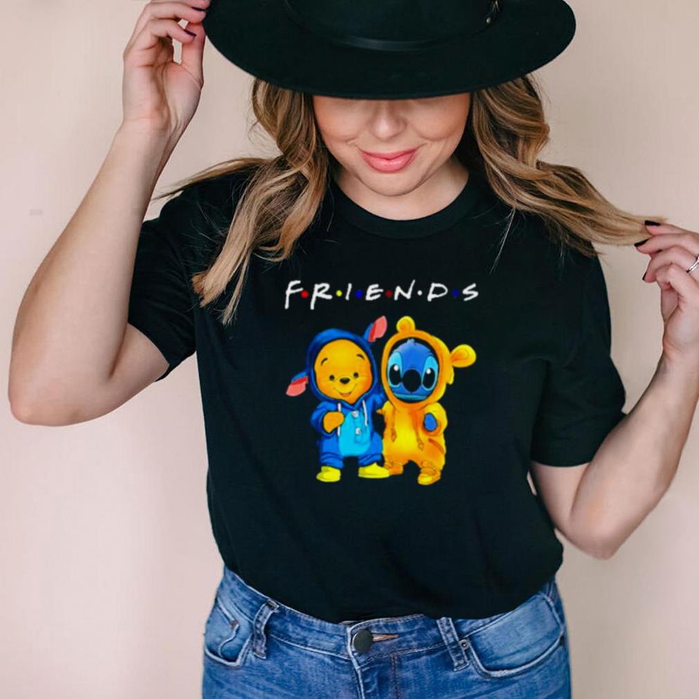 Baby Stitch and Baby Winnie the Pooh friends shirt Baby Stitch and Baby Winnie the Pooh friends shirt