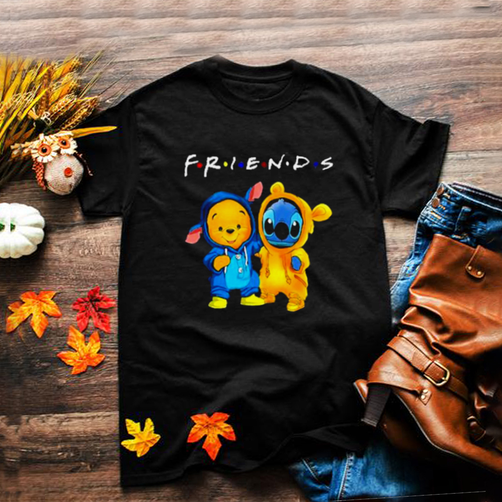 Baby Stitch and Baby Winnie the Pooh friends shirt Baby Stitch and Baby Winnie the Pooh friends shirt