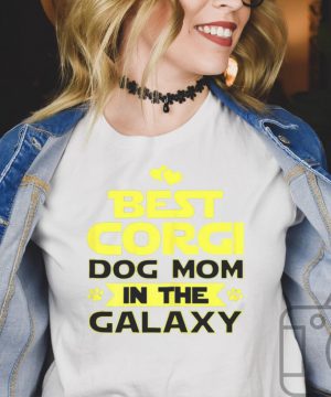 Best Corgi dog Mom in the Galaxy hoodie, tank top, sweater and long sleeve