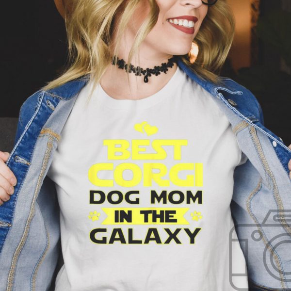 Best Corgi dog Mom in the Galaxy hoodie, tank top, sweater and long sleeve