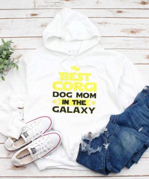 Best Corgi dog Mom in the Galaxy hoodie, tank top, sweater and long sleeve