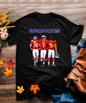 Denver Broncos best players Phillip Lindsay and Elway and Elam shirt