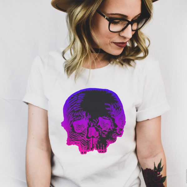 Etch Skull Skeleton Halloween Scary Pastel Goth Aesthetic shirt