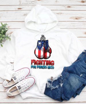 Fighting For Puerto Rico Puerto Rican Flag Boxing shirt