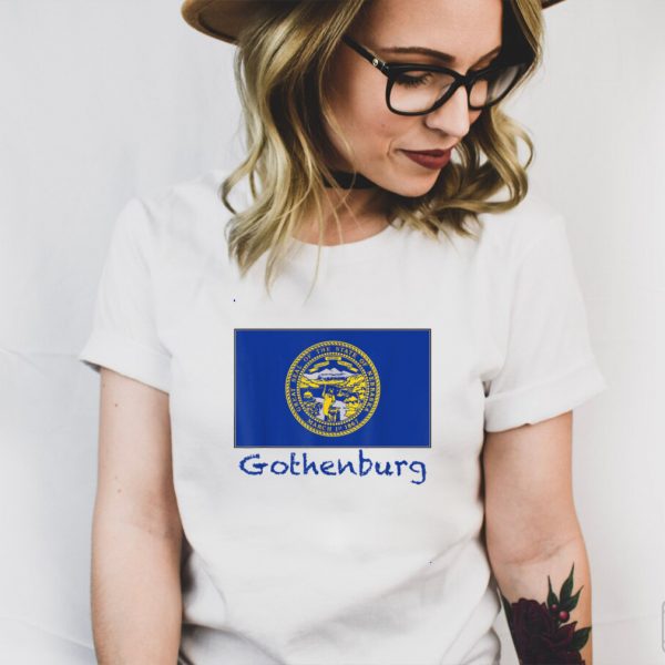 Gothenburg Nebraska USA Flag Souvenir hoodie, tank top, sweater