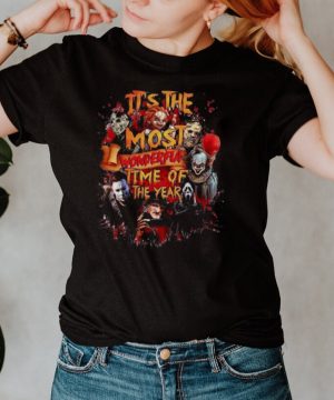 Halloween Horror Movie Characters Its The Most Wonderful Time Of The Year Shirt
