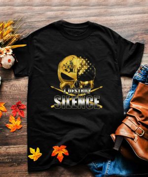 I Destroy Silence Skull Play Drum T shirt