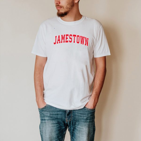 Jamestown New York NY Vintage Sports Design Red Design shirt