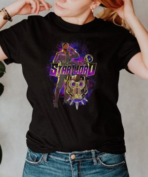 Marvel What If TChalla Star Lord Hero Shot shirt