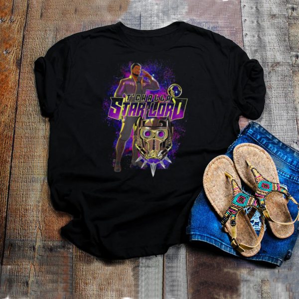 Marvel What If TChalla Star Lord Hero Shot shirt