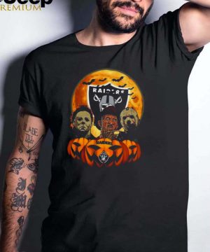 Michael Myers Freddy Krueger Jason Voorhees Oakland Raiders Halloween shirt (1)