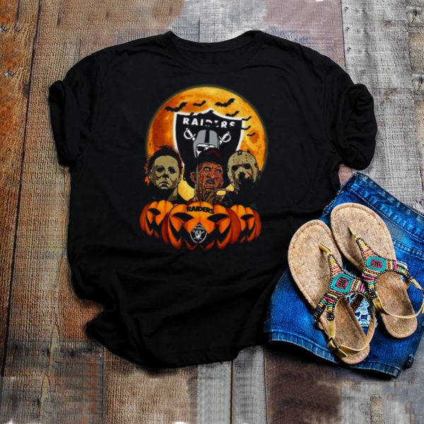 Michael Myers Freddy Krueger Jason Voorhees Oakland Raiders Halloween shirt (1)