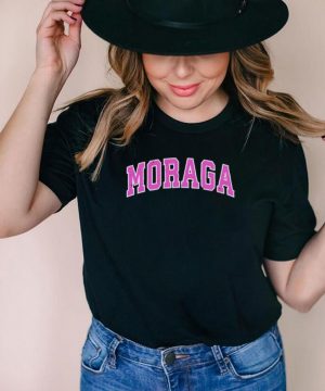 Moraga California CA Vintage Sports Design Pink Design shirt