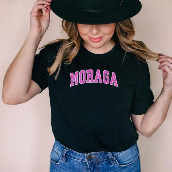 Moraga California CA Vintage Sports Design Pink Design shirt