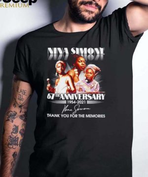 Nina Simone 67th anniversary 1954 2021 signature shirt