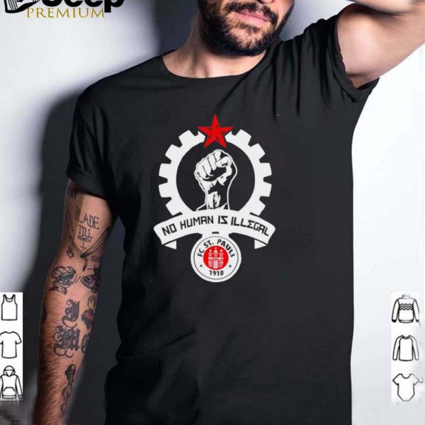 No human is illegal FC St Pauli 1910 shirt