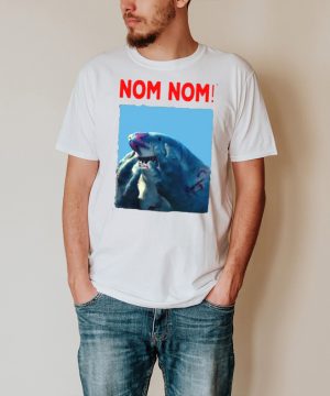 Nom nom king shark shirt