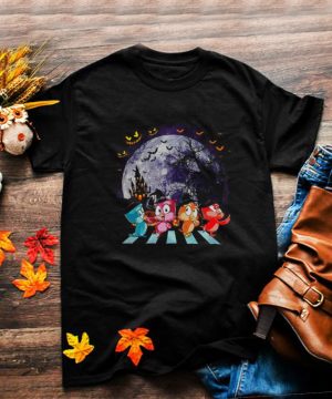 Owl Colorful Abbey Road Happy Halloween shirt