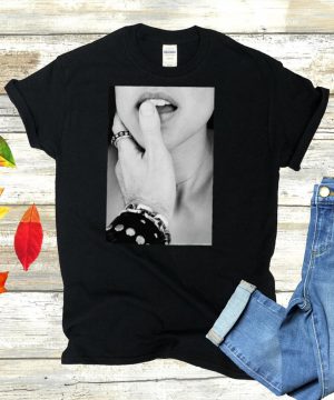 Pinup Girl Graphic Tee For Men Ddlg Bdsm Pov In BW T shirt