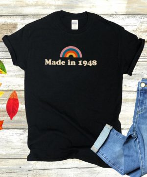Retro 1948 73rd Birthday For 73 Year Old shirt