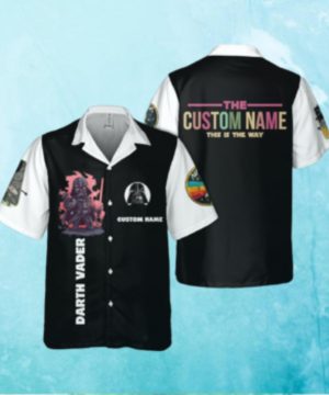 SW Vader Custom Name This is the way Hawaiian Hawaiian Shirt