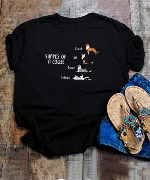 Shapes of a Collie stack sit down sploot shirt