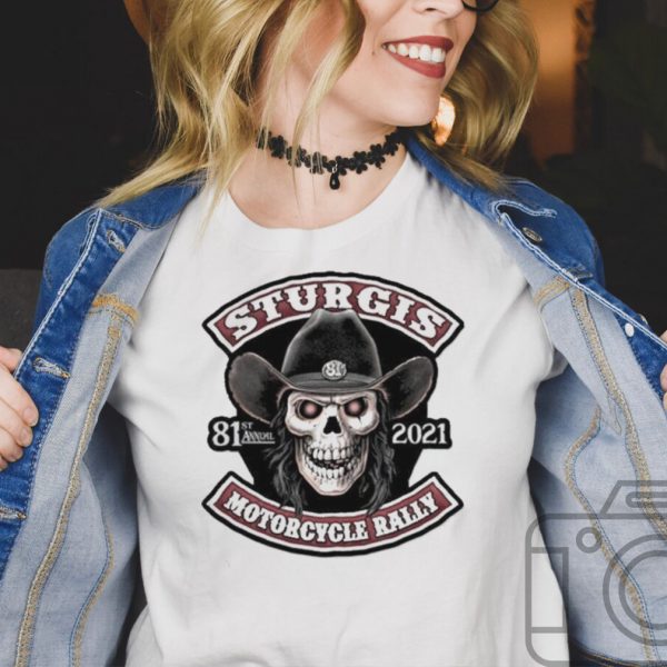 Skull sturgis 81st annual 2021 motorcycle rally shirt