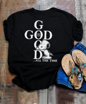 Snoopy God Is Good All The Time T shirt