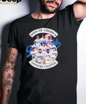 Sons of America Dodgers Chapter signatures shirt