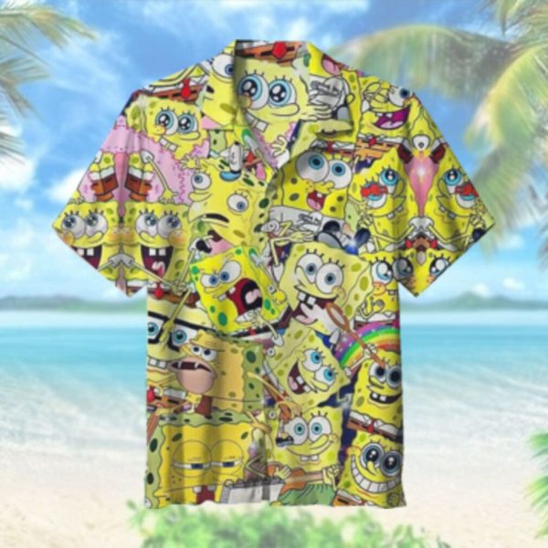SpongeBob Emotions Hawaiian Shirt