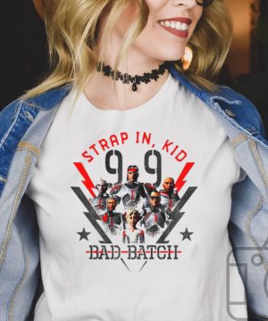 Star Wars The Bad Batch Strap In Kid Group Shot T shirt