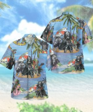 Star wars Vader Stormtrooper Boba Fett Beach Hawaiian Hawaiian Shirt