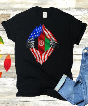 Super Afghan Heritage Afghanistan Roots USA Flag hoodie, tank top, sweater