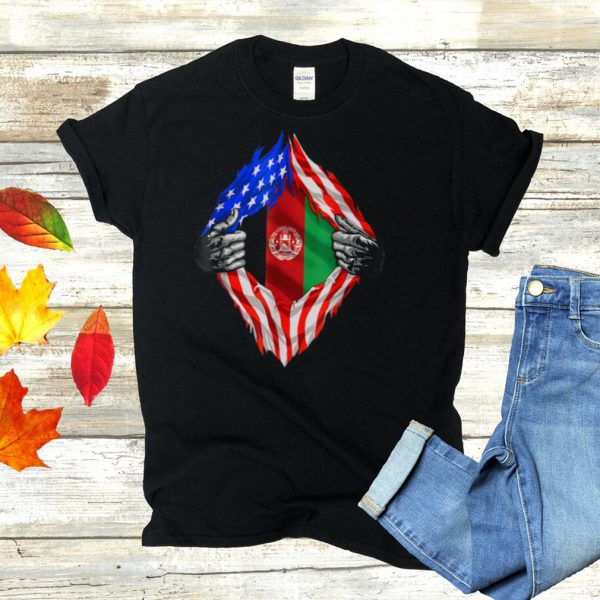 Super Afghan Heritage Afghanistan Roots USA Flag hoodie, tank top, sweater