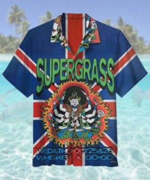 Supergrass Concert Poster Hawaiian Shirt
