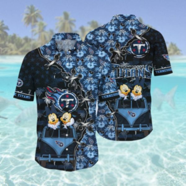 Tennessee Titans NFL Hawaii Shirt Style Hot Trending 3D Hawaiian Shirt