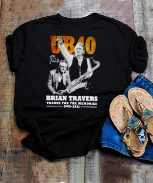 UB40 Brian Travers signature thanks for the memories shirt