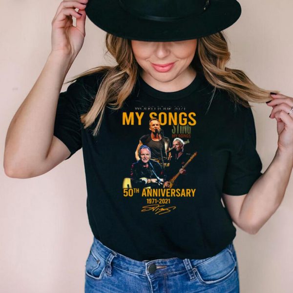 World Tour 2021 Sing My Songs 50th Anniversary 1971 2021 Signature T shirt