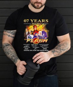 07 Years 2014 2021 The Flash Signatures Thank You For The Memories Shirt