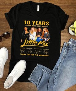 10 years Little Mix thank you for the memories signatures shirt