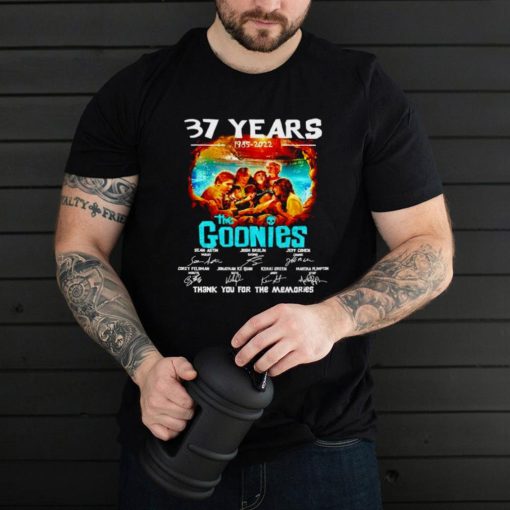 37 years The Goonies 1985 2022 thank you for the memories shirt