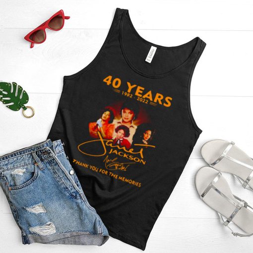 40 Years 1982 2022 Jackson Thank You For The Memories T shirt