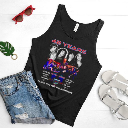 48 years Journey 1973 2021 thank you for the memories shirt